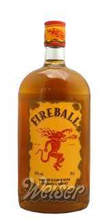Fireball cinnamon whisky is a mixture of whisky, cinnamon flavoring and sweeteners that is produced by the sazerac company . Weitere Spirituosen Liqueure Fireball Liqueur Blended With Cinnamon Whisky 0 7 Ltr