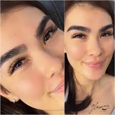 My clients🥵😮‍💨♥️ First of all…her big and beautiful brows OMGEE I  couldn't help but brush them as I was brushing her lashes LOL!🤓😆🤩  Secondly, isn't she so freakkinn prettty! Her new hybrid