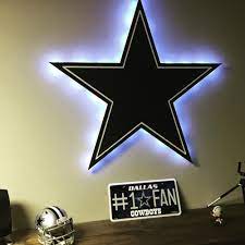 Star Sign Dallas Cowboys Room Decor Dallas Cowboys Star Bright Paint Colors
