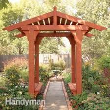 How To Build A Timber Frame Garden Arbor Outdoor Pergola Garden Archway Outdoor Woodworking Projects