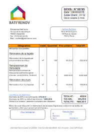 Devis ravalement de façade exemple. Prix Pour La Renovation De Maison Et Exemple De Devis