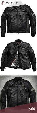 Hd Fxrg Switchback Jacket Jackets Black Leather Jacket Leather Jacket