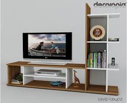Monet Tv Sehpasi Ceviz Beyaz Mobilya Tasarim Ev Dekorasyonu