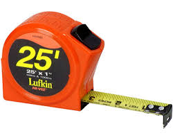 There are 10 tenths of an inch in one inch. Lufkin Hv1425d 1 X25 Power Return Tape Inches Tenths Tiger Supplies