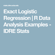 Exact Logistic Regression R Data Analysis Examples Logistic Regression Regression Data Analysis