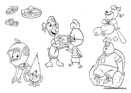 Coloring pages drawing for kids crafts & activities free online games reading & learning movie & tutorial videos chicken little coloring pages chicken little with friends chicken little chicken little says goodbye chicken little and friends at the theater chicken little and abby at the movies runt and foxy loxy alien friends chicken little. Chicken Little Coloring Pages