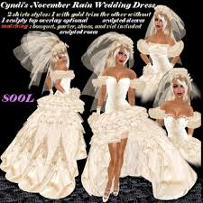 Maybe you would like to learn more about one of these? Second Life Marketplace Cyndi S November Rain Inspired Wedding Dress