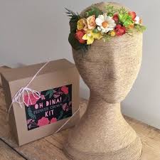 Birth Month Flower Grow Kit Canada Diy Flower Crown Kit Bachelorette Party By Ohdinaflowercrowns Diy Flower Crown Flower Crown Unique Flower Crown