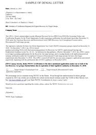 Check spelling or type a new query. Sample Of Denial Letter Template Printable Pdf Download