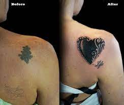 What a great design that is made up of geometric shapes. Love Heart Custom Tattoo Black Tattoo Cover Up Black Heart Tattoos Cover Tattoo