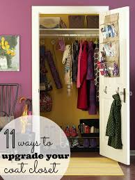 Then get double the amount of hanging space with a closet rod extender. Remodelaholic 11 Coat Closet Ideas For An Upgrade