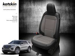 The front seats are spacious and comfortable. Ford Explorer Xlt Katzkin Leather Seat Upholstery 2021 Shopsar Com