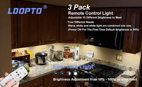It provides functional task lighting for chopping vegetables. Ldopto Wireless Under Counter Lighting 3 Pack With Remote Control Led Under Cabinet Lighting Closet Light Battery Operated Lights Led Lights For Room Stick On Lights Remote Touch Control