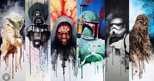 Thought You All Would Enjoy This Imgur Star Wars Painting Star Wars Wallpaper Star Wars Art