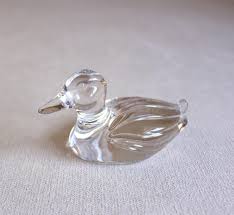It's a practical and poetic pairing, since iittala started as a glass factory in 1881. 4 5 Glass Duck Paperweight Glass Bird Clear Glass Duck Cute Glass Duck Bird Figurine Canadian Small Duck Duck Decoy Vintage Glass How To Clean Crystals Glass Birds Glass Collection