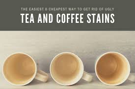 Pour 1/2 to 1 cup of liquid bleach evenly over towel and let sit for 30 minutes. How To Remove Tea Stains From Cups Sweet Steep