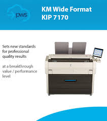 Kip 7170 system software is ideal for decentralized environments and expandable to meet the need for centralized. Wideformat Business Printer Konica Minolta Wide Format Range