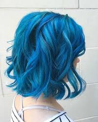 Blue Hair Color May Seem Strange For Some We Will Prove That It Can Look So Versatile And Gorgeous Even If You Are Short Blue Hair Cool Hair Color Hair Styles