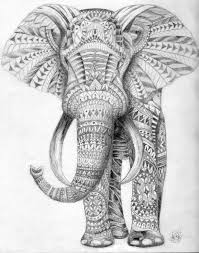 Tribal Elephant Elephant Coloring Page Mandala Coloring Pages Adult Coloring Pages