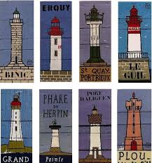 De Gauche A Droite Et De Haut En Bas Binic Erquy Saint Quay Portrieux Peinture De Phare Phare Dessin De Phare