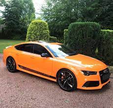Orange Audi Rs 7 Sportback Audi Rs7 Audi Audi Rs
