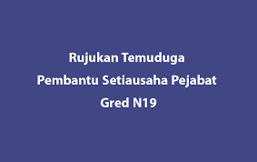 Maybe you would like to learn more about one of these? Contoh Soalan Temuduga Spa Jawatan Pembantu Setiausaha Pejabat