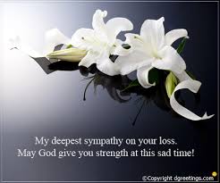 With all my love. wishing you strength. thinking of you. wishing you peace. get peace of mind with beyond My Deepest Sympathy On Your Loss Sympathy Card