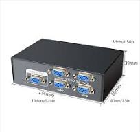 4 Port VGA Splitter Switcher VGA Switch Video Box 4 In 1 Out VGA Switcher