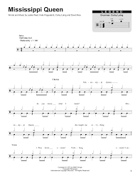 Mississippi Queen By Mountain Piano Vocal Guitar Right Hand Melody Digital Sheet Music