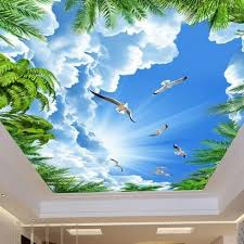 Gambar 3d untuk wallpaper wallpaper custom 3d gambar awan. Jual Wallpaper 3d Custom Plafon Awan Terbaru Lazada Co Id