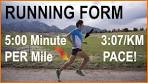 RUNNING FORM ANALYSIS DOWN TO 5-MIN MILE (3:07/KM.