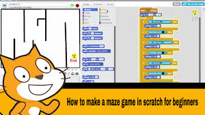 Add following scripts for this cat sprite to move around the maze. How To Make A Maze Game In Scratch For Beginners Scratch Tutorial 2017 Youtube