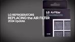 [LG Refrigerators] How To Replace The Fresh Air Filter In Your ...