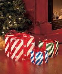Set Of 3 Lighted Christmas Gift Boxes Indoor Outdoor Lawn Holiday Decorations 032251 Christmas Yard Decorations Outdoor Christmas Outdoor Christmas Presents