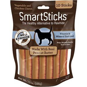 SmartSticks Peanut Butter Chews Dog Treats