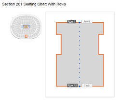 How Many Rows Are There In Section 201 At Wells Fargo Center