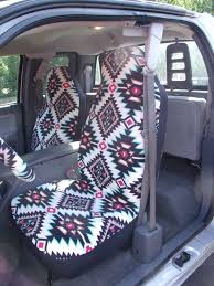 1 Set Of Shadow Diamond Turquois Print Seat Covers By Chailinsews Truck Accessories Cute Car Accessories Car Decor