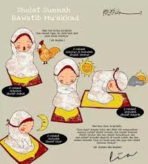 Shalat Sunnah Rawatib Muakad Agama Motivasi Kartun