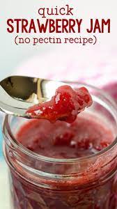 Add sugar and return to a rolling boil. Quick And Easy Strawberry Jam Recipe With No Pectin Scattered Thoughts Of A Crafty Mom By Jamie Sanders