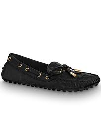 Louis Vuitton Womens Gloria Flat Loafer Black