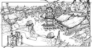 Sasak Village Environment Design Idea Unda Ramumar Market drawing step by step/elementary drawing of market. sasak village environment design idea