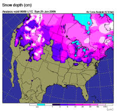 Snow Depth Map Usa World Maps