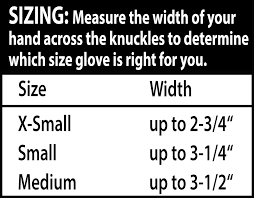 field hockey glove size chart anthem sports