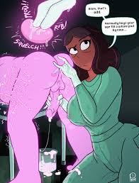Femdom glove handjob