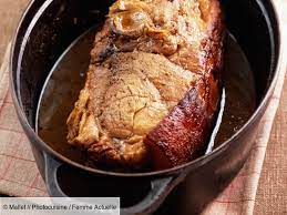 Mouillez avec 2 verres de vin rouge; Palette De Porc En Cocotte Decouvrez Les Recettes De Cuisine De Femme Actuelle Le Mag
