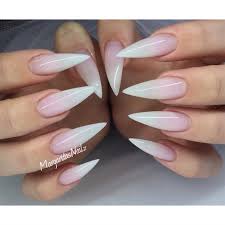 Contact ombre nails on messenger. French Ombre Stiletto Nails New Expression Nails