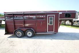 Used 2006 Ponderosa Stock Trailer Stock Trailer Trailer Horse Trailer