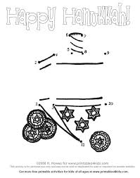 When the children have learned all the colors, add the cover for their book of colors. Hanukkah Dreidel Dot To Dot Printable Printables For Kids Free Word Search Puzzles Coloring Pages And Other Activities