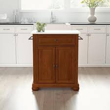 Maybe you would like to learn more about one of these? Crosley Furniture Alexandria Cherry Portable Kitchen Island Cart With Granite Top Kf30020ach The Home Depot