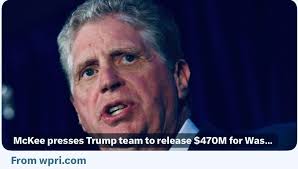 Governor McKee threatens President Trump: “ I am warning them he doesn't  want to feel my wrath.”